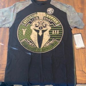 Affliction Men’s Tee, M, New, Kryptek Camo